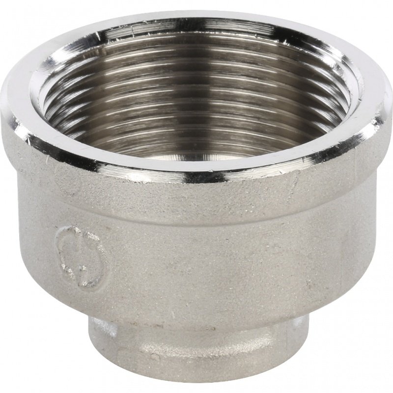 Муфта переходная ВВ 1 1/2х3/4" никель STOUT SFT0006011234 - Вид №2