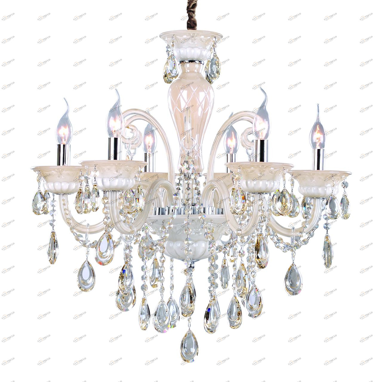 Подвесная люстра ST Luce Principessa SL632.503.06 ST LUCE ДИЗАЙНЕРСКИЕ, PRINCIPESSA 057873 Бежевый 