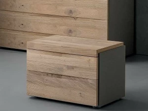 Dall'Agnese Прямоугольная прикроватная тумбочка из лакированной древесины Kart