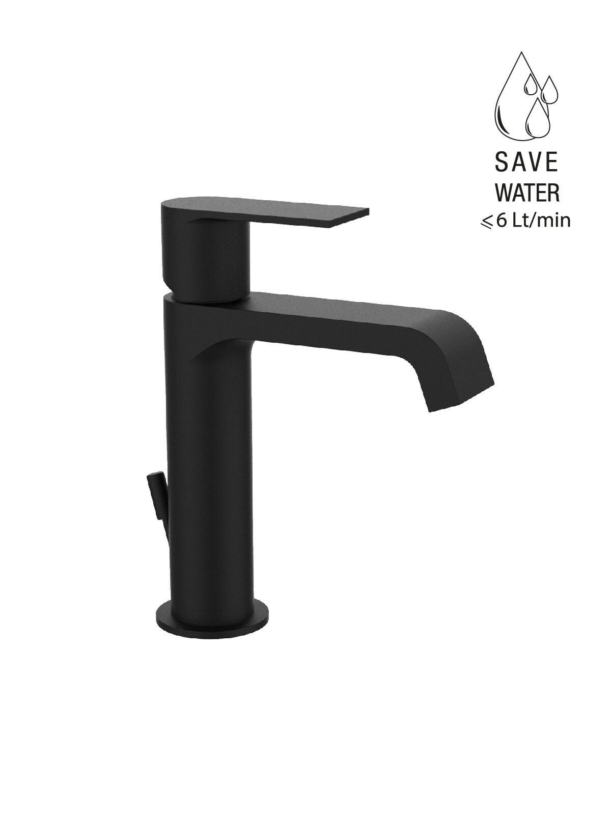 Однорычажный смеситель для раковины со сливом Rubinetterie Frattini Птолемей ARCH-00075842 - Вид №5