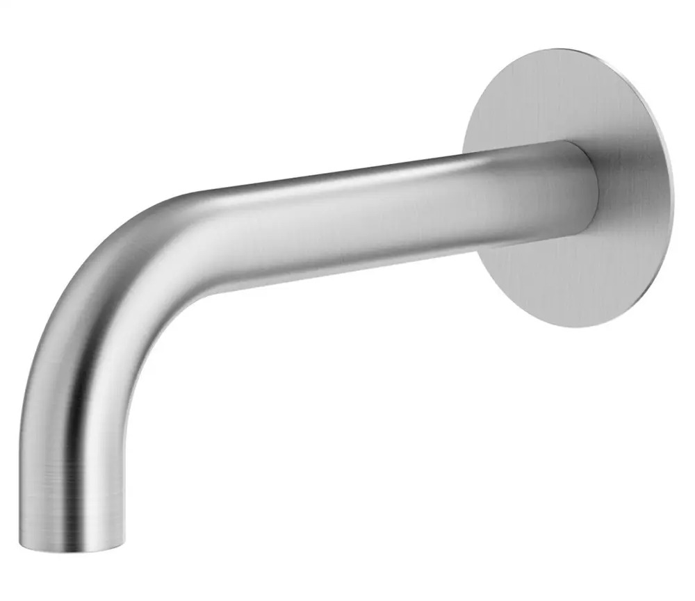 91722203 Излив Plumberia Selection IXO SPT0060CS для ванны встраиваемый, Хром брашированный STLM-0987079
