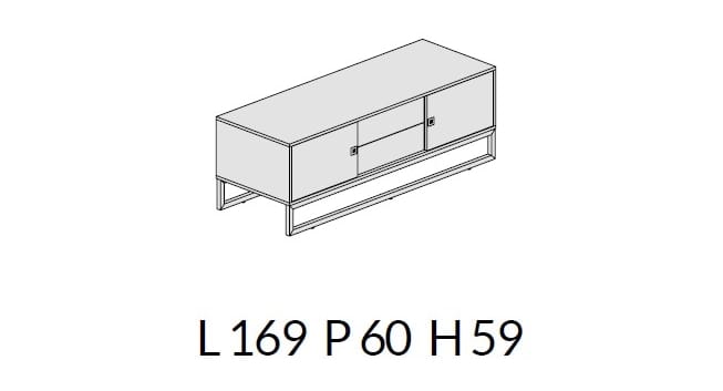 Деревянный офисный шкаф с распашными дверцами и ящиками About Office Bold58 ARCH-00141530 - Вид №3