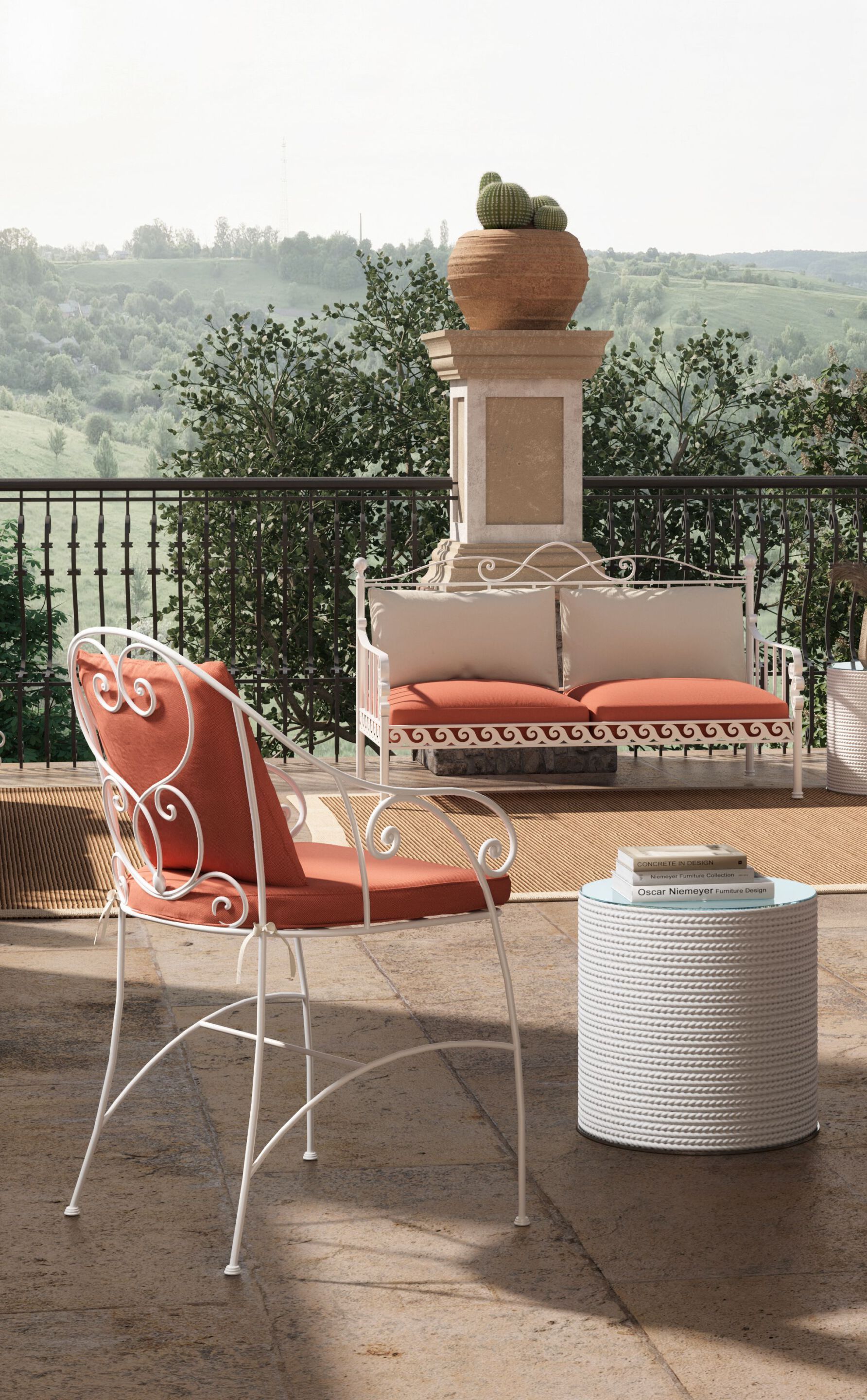 Садовый стул из оцинкованной стали Galbiati Outdoor Alpemare Collection ARCH-00054699 - Вид №7