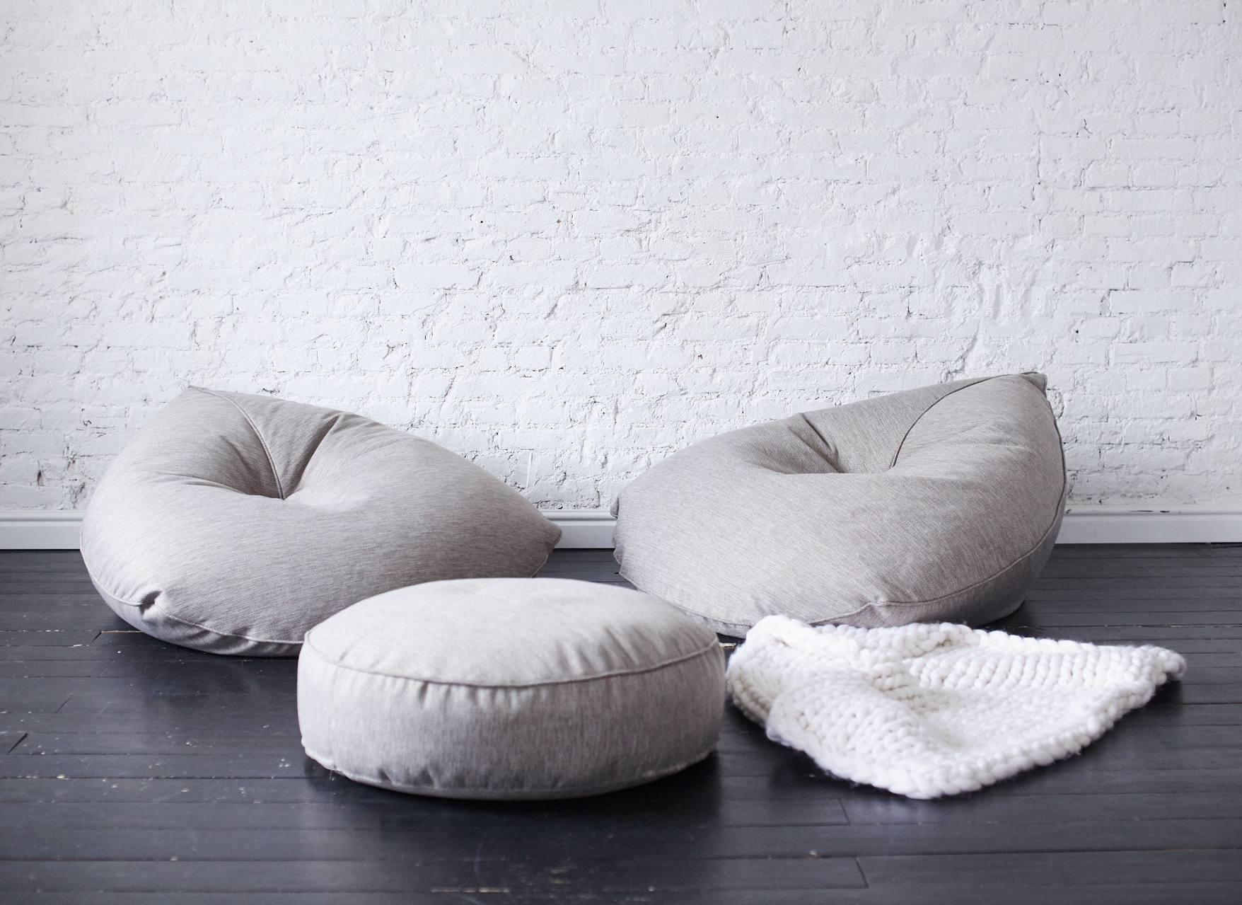 Круглый пуф МАСТЕРСКАЯ КРЕСЛО  335289 Серый Santreyd  - Вид №3