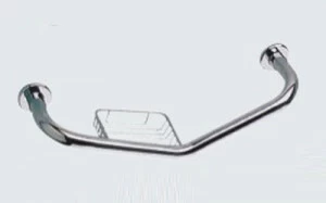 Поручень для ванны изогн.с мыльницей 704 (хр) (SF)