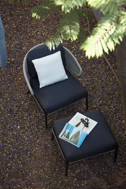 MNST565 1 мест. кресло лава серебро Manutti Radius - Вид №13