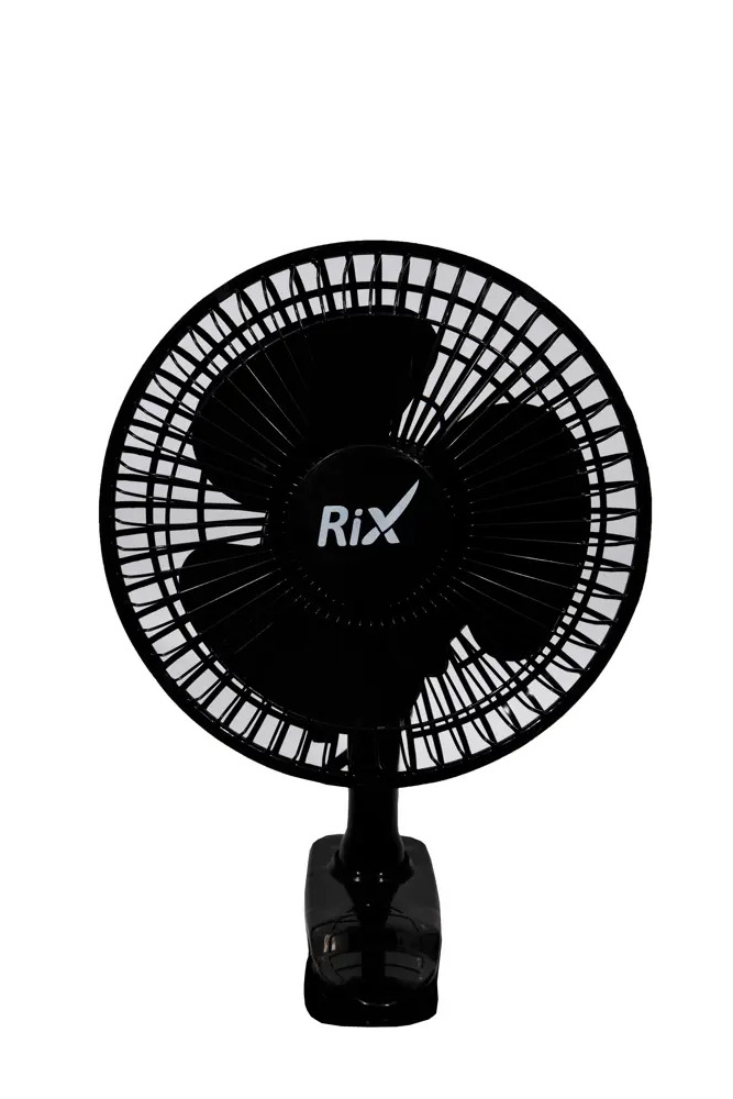 91730550 Вентилятор настольный Rix RDF-1500WB Black 15 Вт D15 см цвет черный лакированный STLM-0852050
