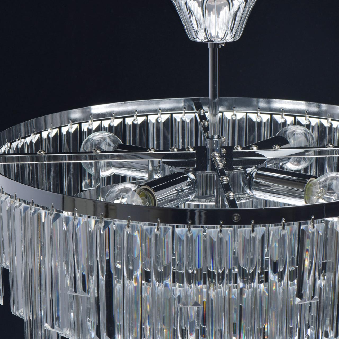 Подвесная люстра MW-Light Аделард 642013305 MW-LIGHT ДИЗАЙНЕРСКИЕ, АДЕЛАРД 278897 Хром  - Вид №2