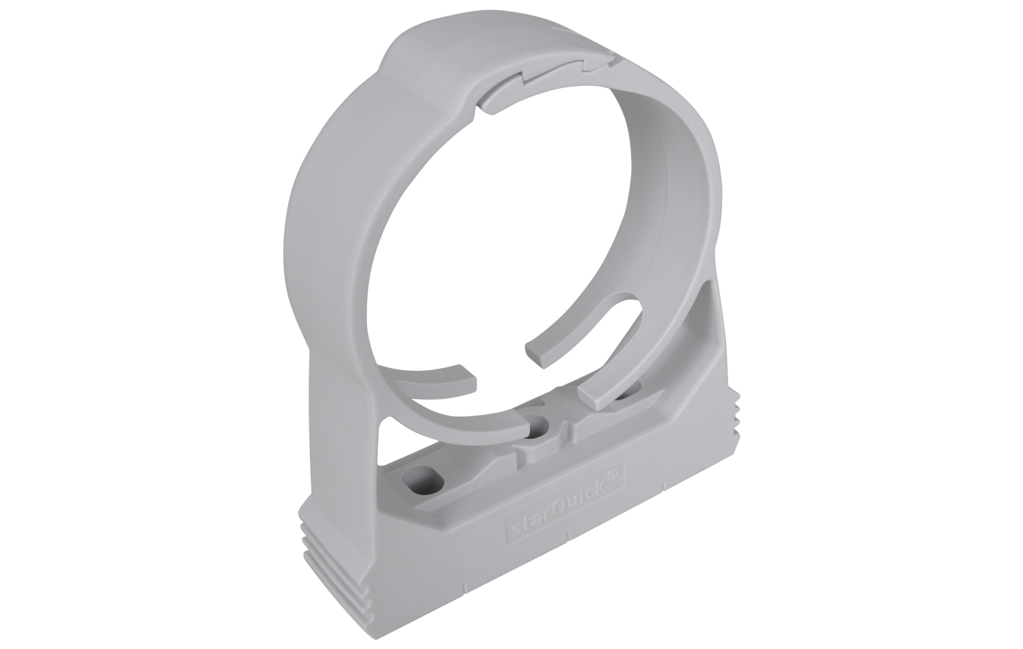 08541090 starQuick® Clamp (Grey) — Ø 71 — 115 mm для сантехнических труб и труб с электрокабелями для крепления стене, полу или потолку walraven 