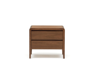 Тумбочка с 2 ящиками с гладкой передней