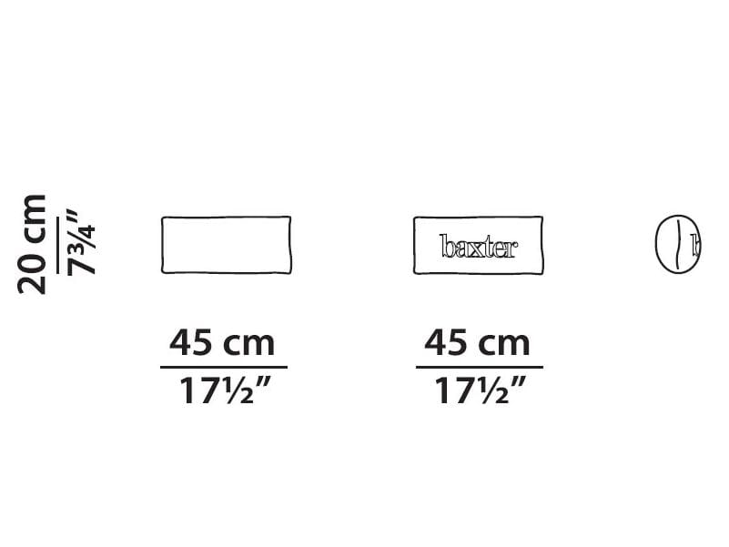 Кожаная подушка для дивана Baxter BELLE DE JOUR ARCH-00067353 - Вид №6