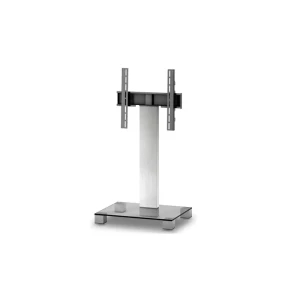 91404238 Напольная стойка для ТВ Sonorous Plasma PL 2511 C-INX 65x119x50 см цвет прозрачный/стальной STLM-1359047