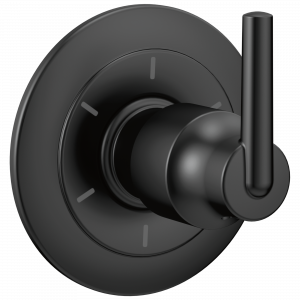 T11959-BL 3-портовая переключающая накладка с 6 позициями Delta Faucet Trinsic Матовый черный