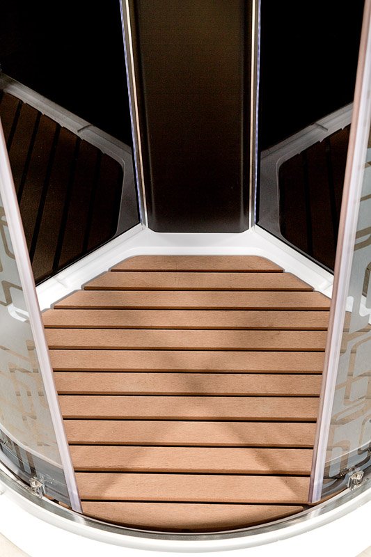 V170 Душевая кабина DETO Серия V BМ1590 LED BLACK - Вид №19