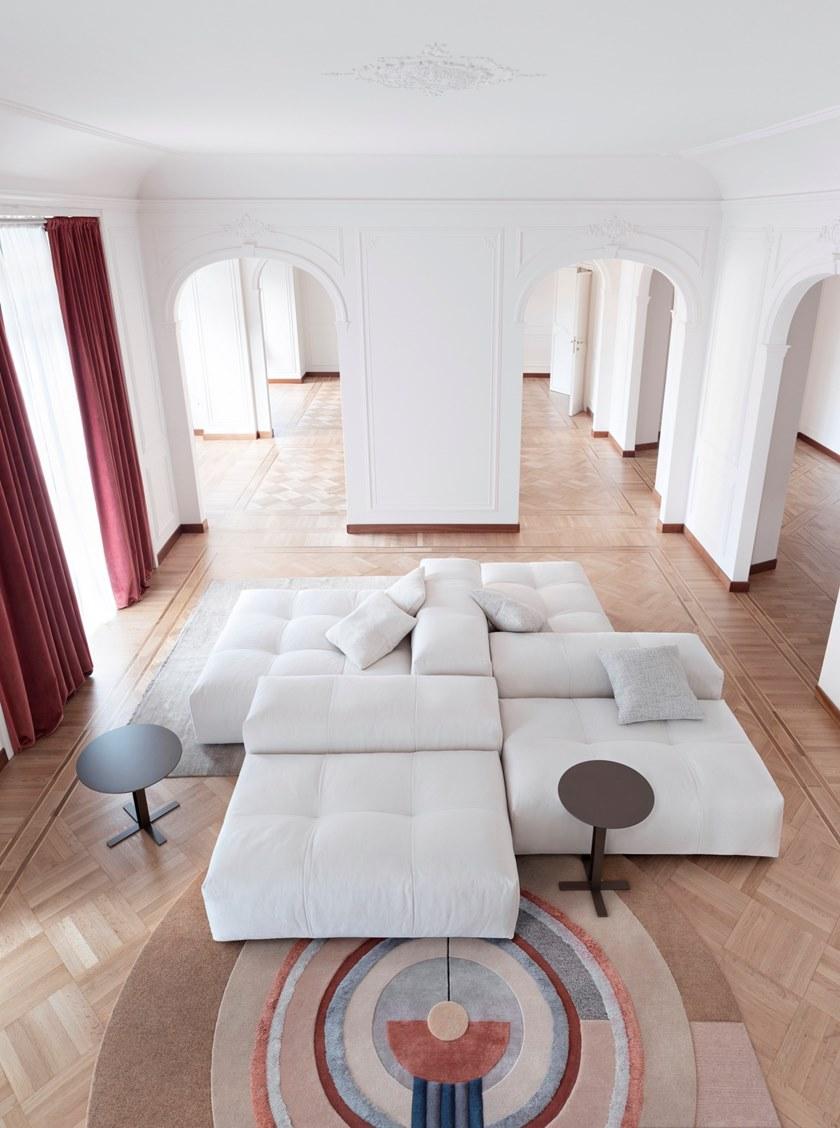 Saba Italia Секционный диван со съемным чехлом из ткани Pixel sun-id-1386988 - Вид №8