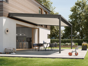 Мусорная палатка с направляющей системой