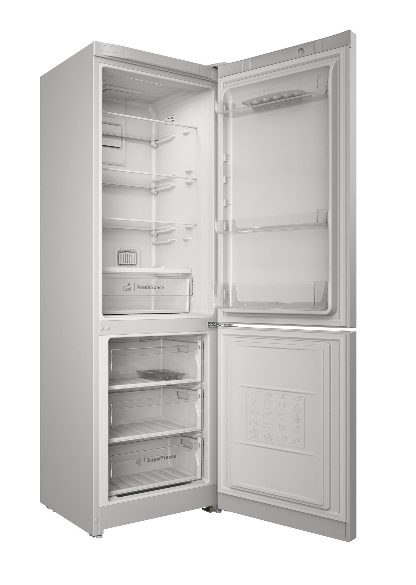 9905365 Холодильник с морозильником   Indesit ITS 5180 W белый STDN-0125844 - Вид №2