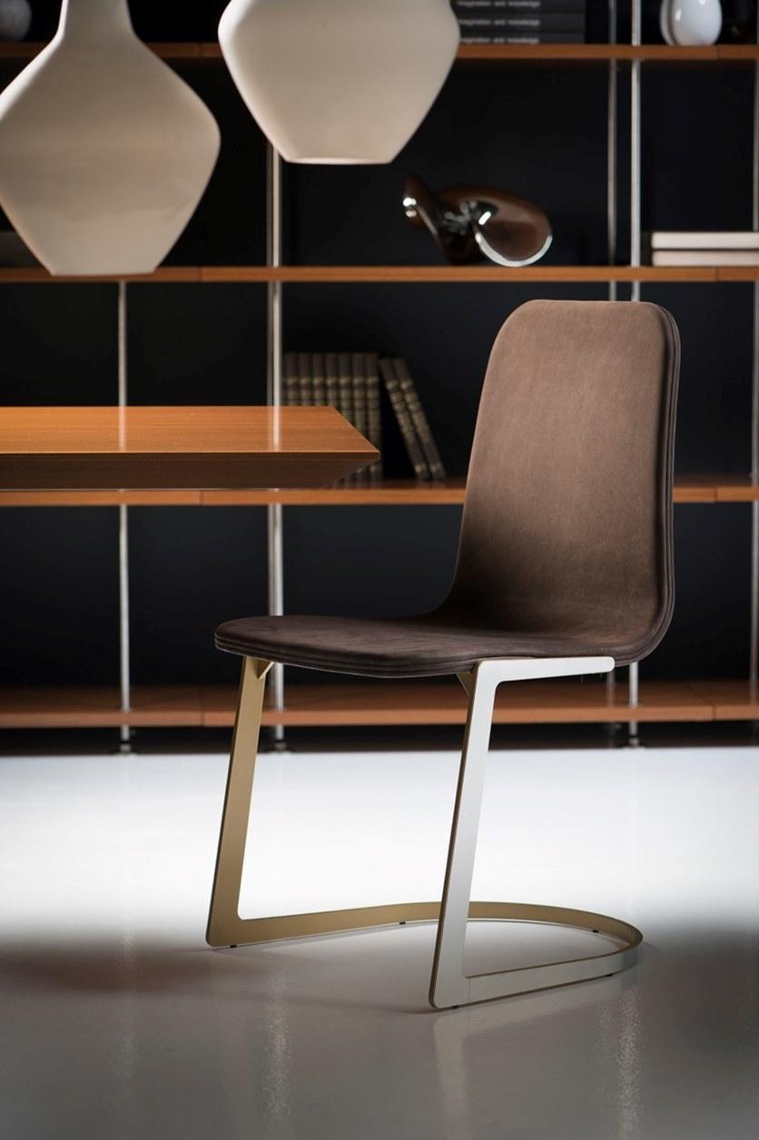 Former In Italia Стул и основание из сатинированной стали Anita sun-id-1431131 - Вид №1