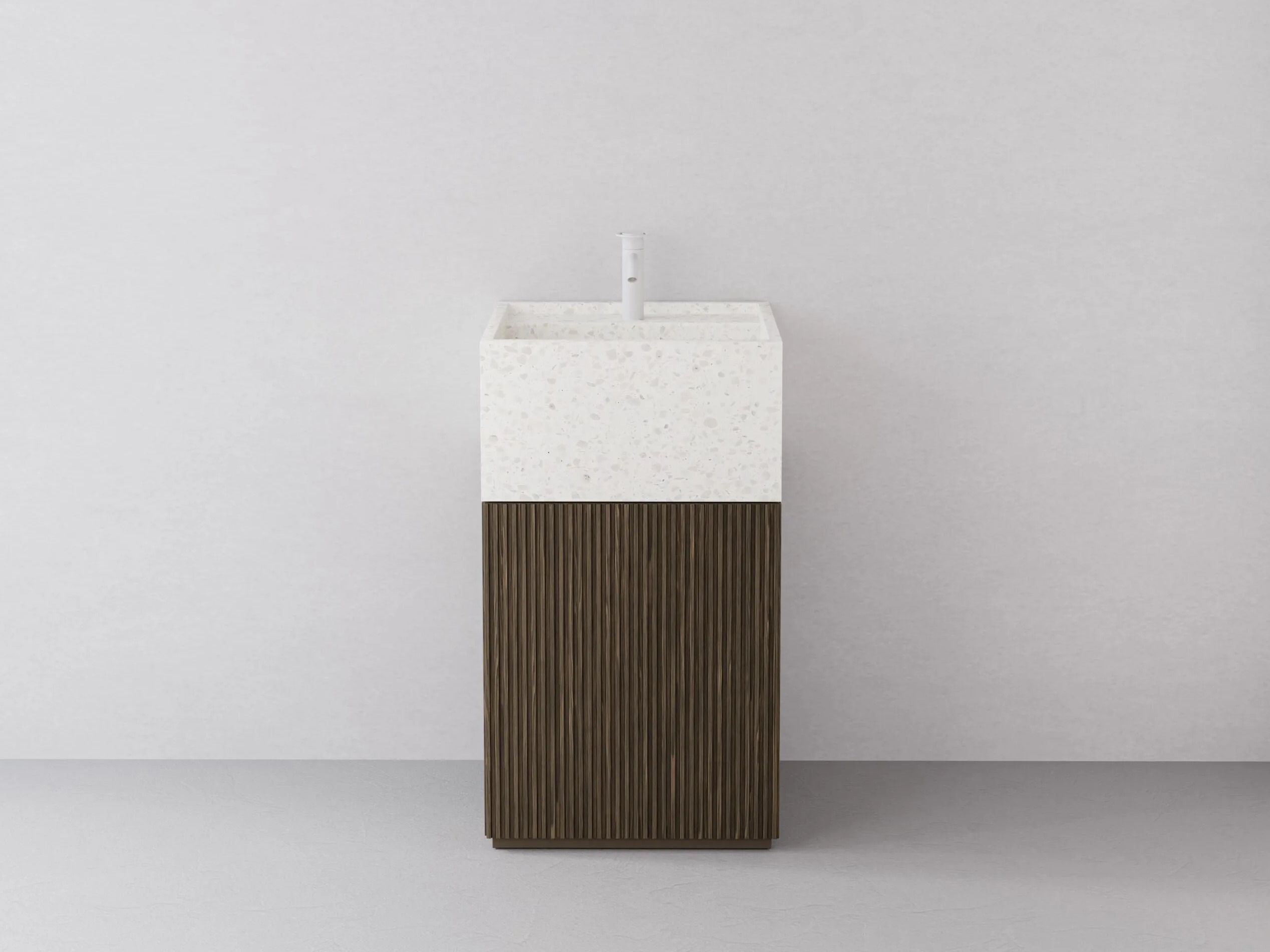 Деревянный напольный шкаф для ванной комнаты Pirovano Тотем ARCH-00012933 - Вид №1