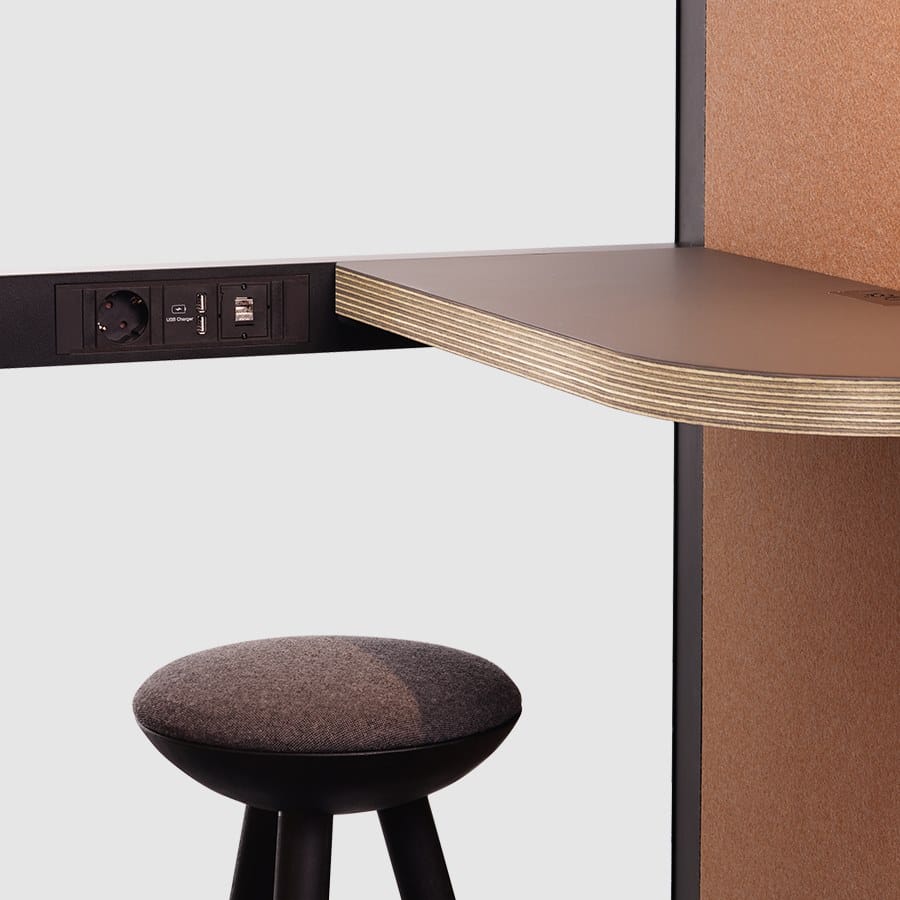 Одноместный акустическая офисная кабина Askia Kameleon ARCH-00071850 - Вид №10