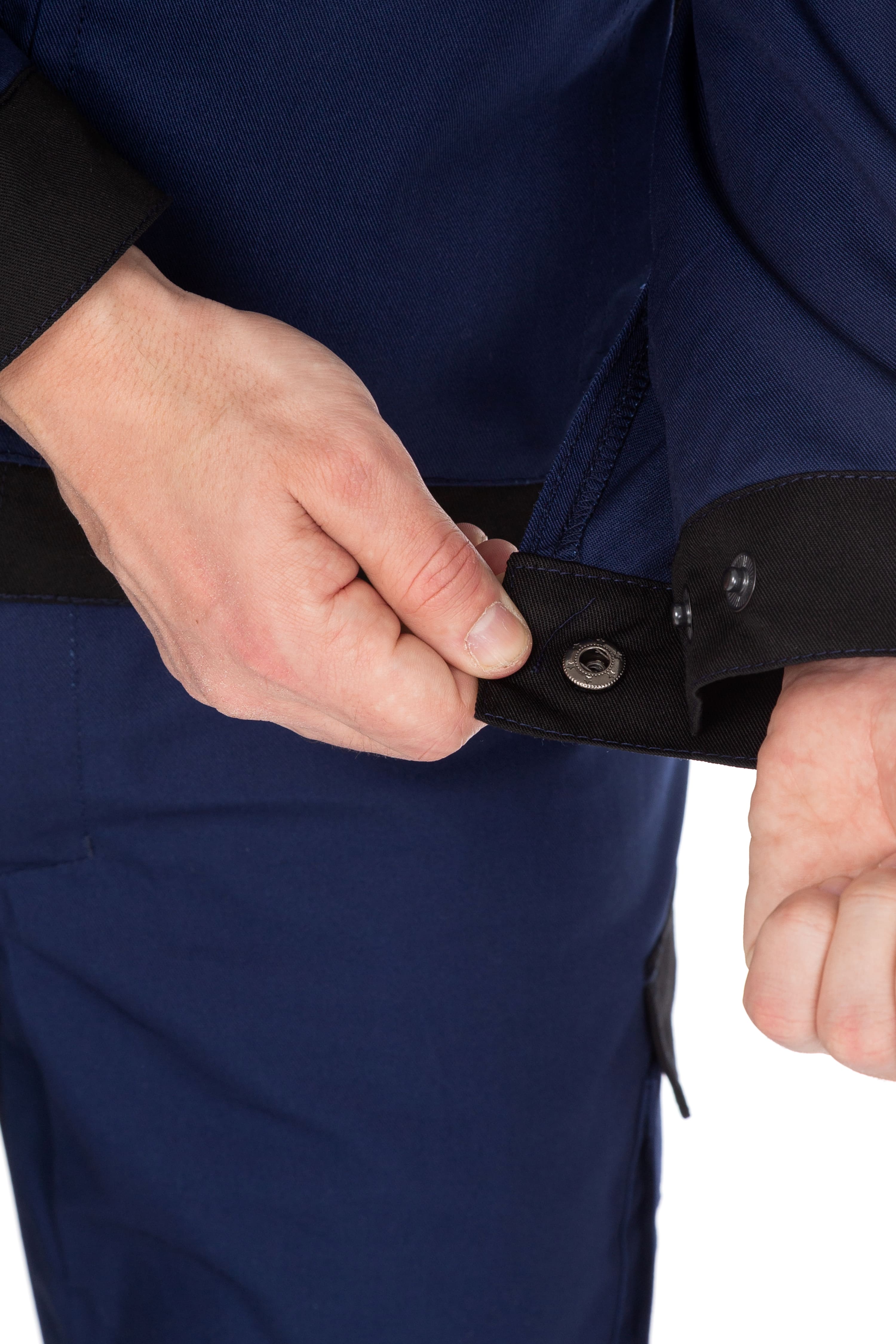 70048 Костюм  NEW темно-синий с черным STATUS  Летняя спецодежда  размер 60-62/170-176  - Вид №22