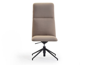 Вращающееся офисное кресло с высокой спинкой