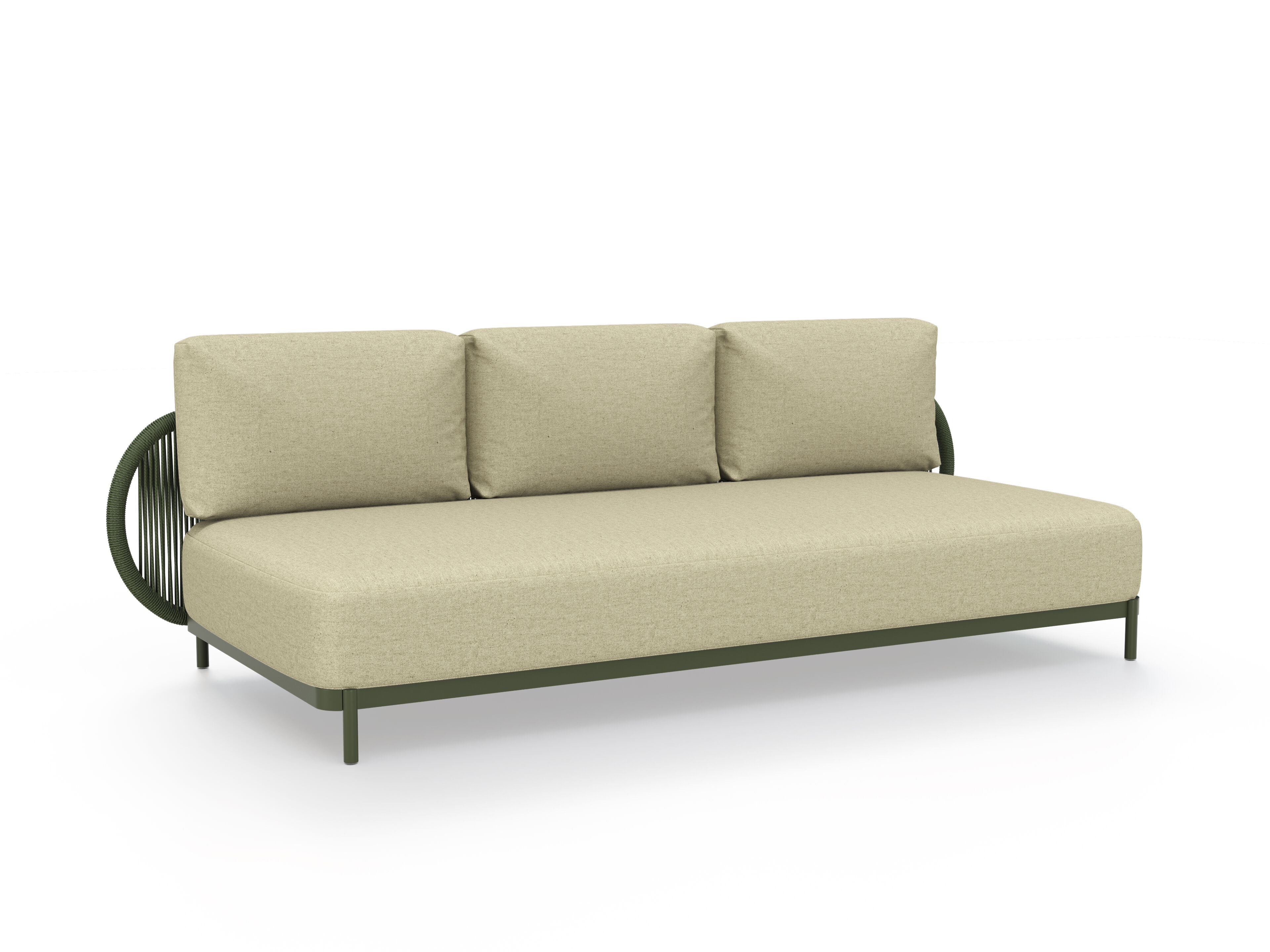 3-местный алюминиевый и Sunbrella® садовый диван YAAZ Ova ARCH-00008671 - Вид №5