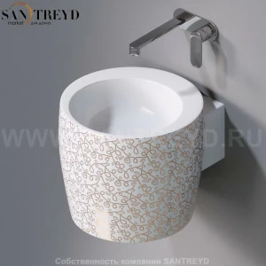 L102T0R0V1.400G Подвесная раковина настенная круглая A. e T. Italia SPOT белая