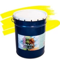 Краска дорожная желтая 20 кг АК-511 Эталон