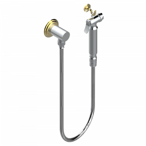 U5H-5840/7 Душ гигиенический: 1.25 м шланг, крючок, вывод для душа и лейка с клапаном (возможны только следующие покрытия A02, B01,C01, D03, E02, F01, G01,G02) Thg-paris Jade Dragon Хром/золото