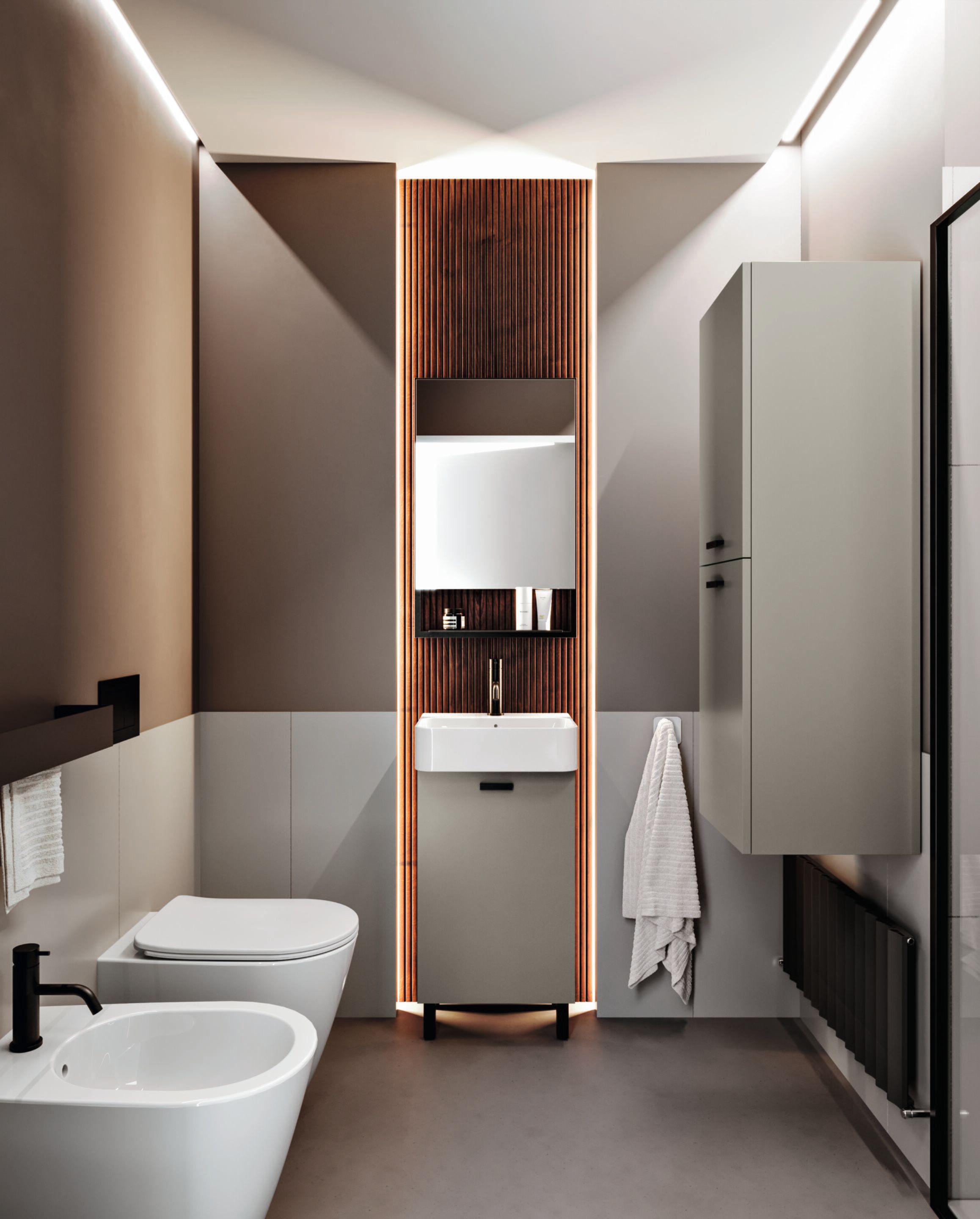 Керамическая прямоугольная ручная мойка COLAVENE мини-умывальники ARCH-00063375 - Вид №4