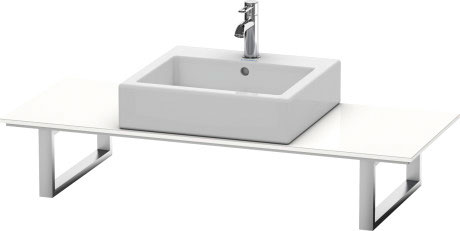 XL028C02222 X-Large Консоль для накладных раковин и встраиваемых умывальников Белый глянцевый декор Duravit - Вид №2