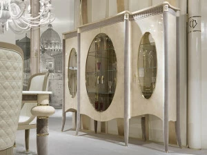 Turri Витрина из лакированной древесины Caractere