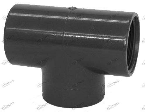SANIT 154540511 90 ° PVC-U, резьбовое гнездо тройник 