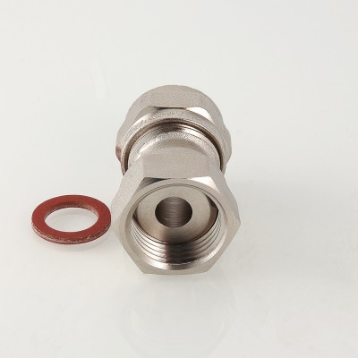 VTm.322.N.001604 Фитинг обжимной с накидной гайкой Valtec 16 мм х 1/2"  - Вид №2