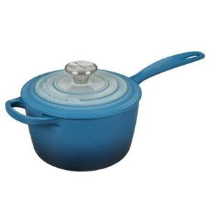 Ковш чугунный Le Creuset, Ø16 см, голубой
