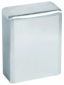 PP0006C Настенный контейнер с крышкой для гигиенических салфеток mediclinics