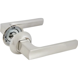 Дверные ручки Punto Ergo без запирания цвет матовый никель/хром