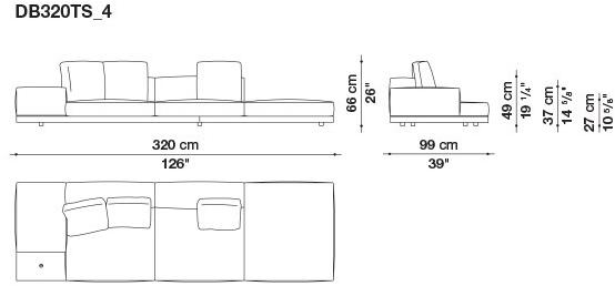 B&B Italia Кожаный диван Dock sun-id-1441060 - Вид №104