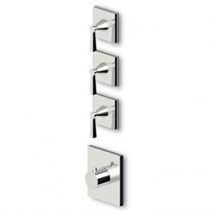 ZB2661 - R97822 Встроенный термостатический смеситель для душа 1/2 "с 3-мя запорными кранами. Zucchetti Bellagio