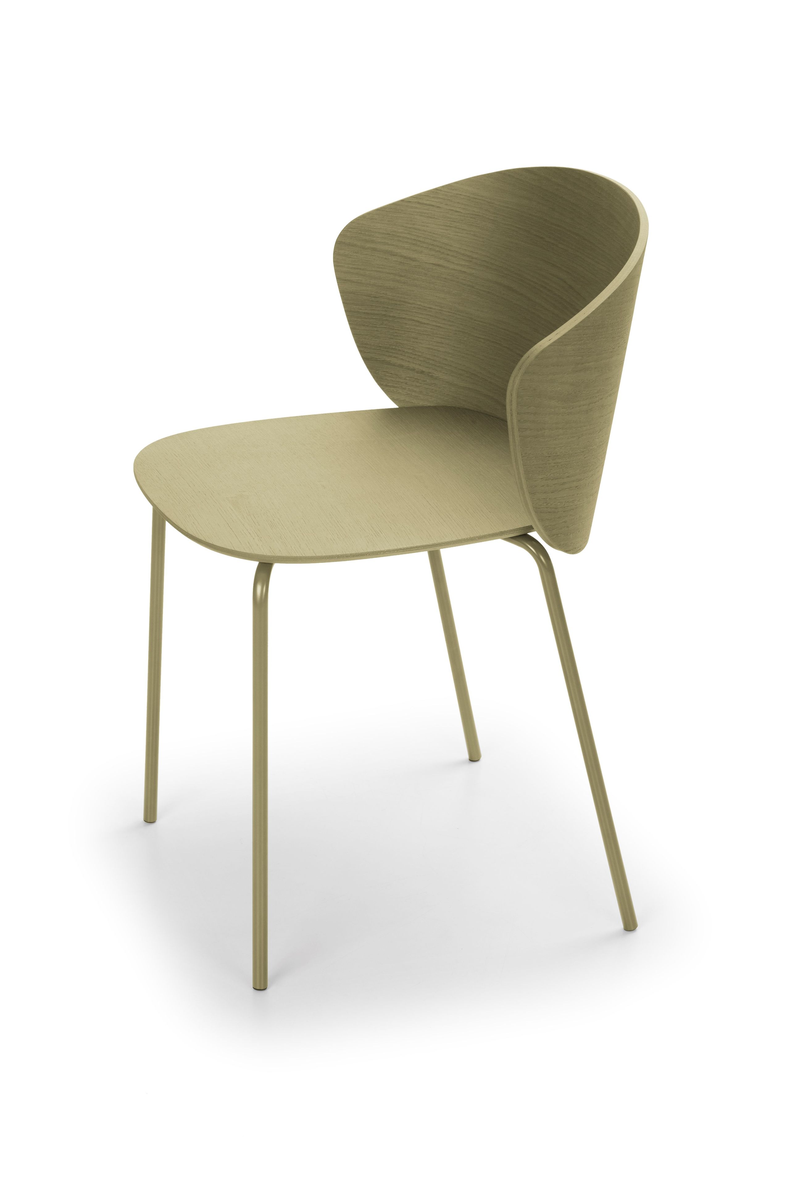 Штабелируемый стул из стали и дерева True Design Not Wood ARCH-00038208 - Вид №3