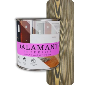 91951316 Масло для интерьера Dalamant Interior матовое цвет графит 0.7 л STLM-1427515