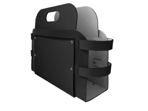 Кожаная офисная стойка для журналов