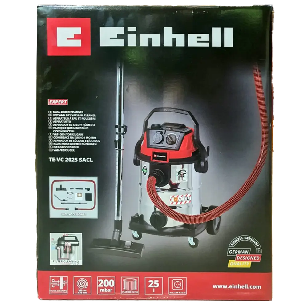 Строительный пылесос Einhell TE-VC 2025 SACL для влажной и сухой уборки 89411278 STLM-1578370 - Вид №6