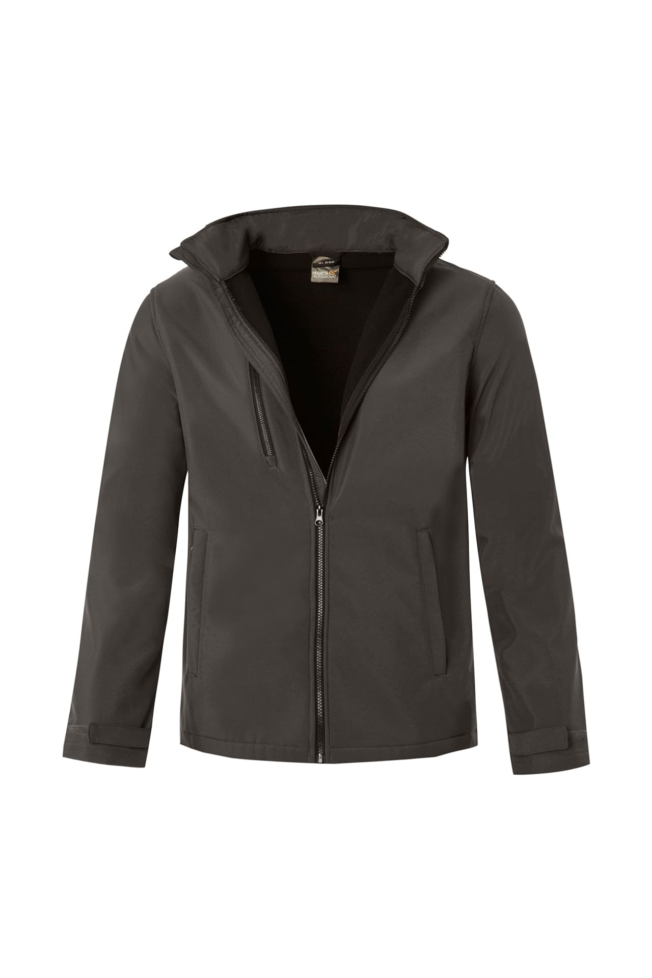 5042163 Куртка РЕГАТТА ПРОФЕШИОНАЛ ВЕНТУР софтшел серо-черная  Демисезонная одежда размер L (48-50) Спецодежда  - Вид №2