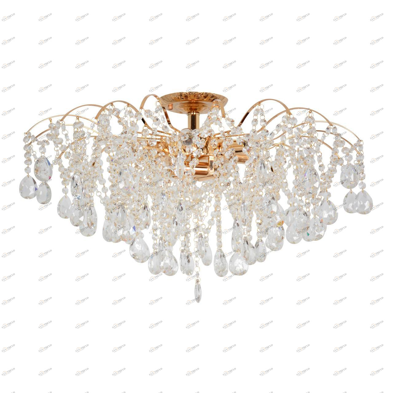 Потолочная люстра MW-Light Бриз 464018709 MW-LIGHT ДИЗАЙНЕРСКИЕ, БРИЗ 220043 Золотой 