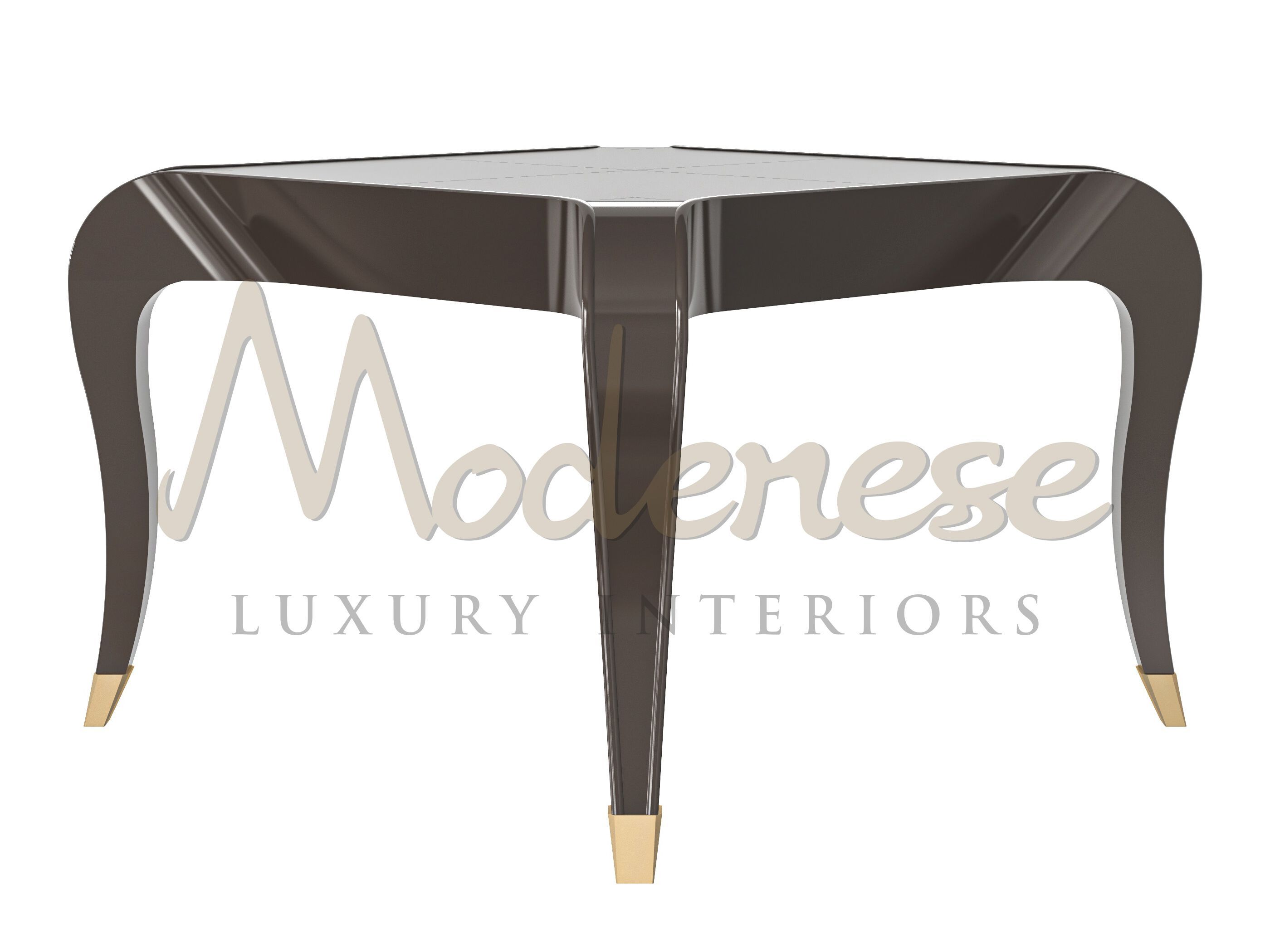 Высокий квадратный деревянный журнальный столик Modenese Luxury Interiors WHISPER ARCH-00088196 - Вид №1