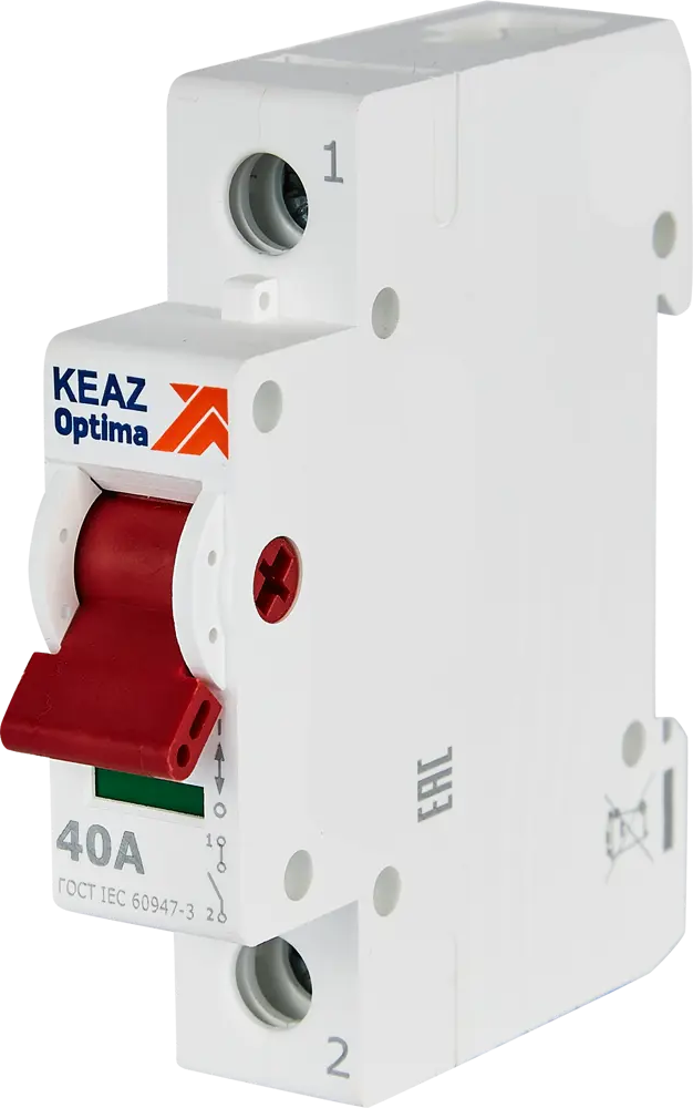 Автоматический выключатель КЭАЗ Opti Din ВМ63PL 40А для надежной защиты электросети 89206640