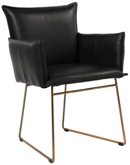 Jess Кожаное кресло с салазками и подлокотниками sun-id-1503993 - Вид №6