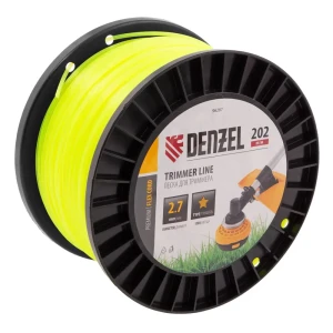 91415909 Леска для триммера Denzel звезда 2.7 мм х 202м на Din катушке Flex Cord STLM-0949874